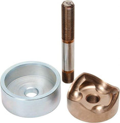 Greenlee - 2.914 Inch Hole Diameter x 2-1/2 Inch Hole Length x Round, Knockout Punch Unit - Battery and Hydraulic Operated, 10 Gauge Max in Mild Steel - Exact Tool & Supply