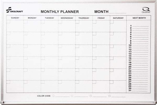 Ability One - 2" High x 26" Wide Dry Erase - Melamine, 39" Deep - Exact Tool & Supply