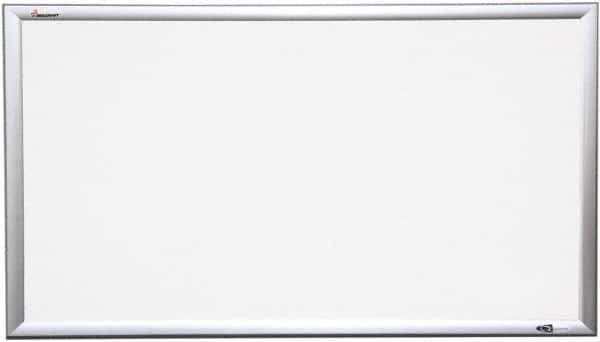 Ability One - 2" High x 40" Wide Porcelain on Steel Magnetic Marker Board - Porcelain, 64" Deep - Exact Tool & Supply