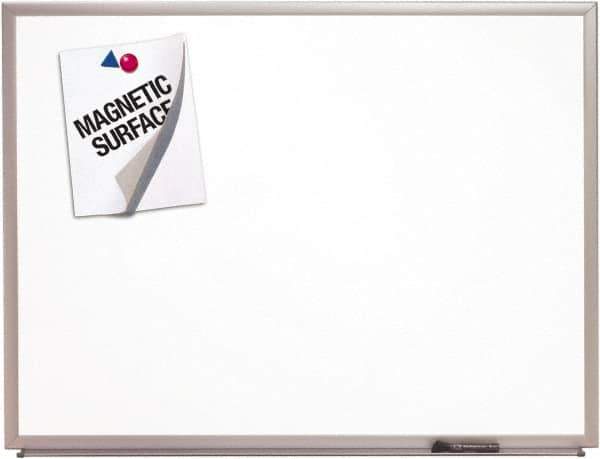 Ability One - 2" High x 53" Wide Erasable Melamine Marker Boards - Melamine, 77" Deep - Exact Tool & Supply