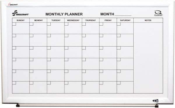 Ability One - 2" High x 22" Wide Cubicle Magnetic - Melamine, 32" Deep - Exact Tool & Supply