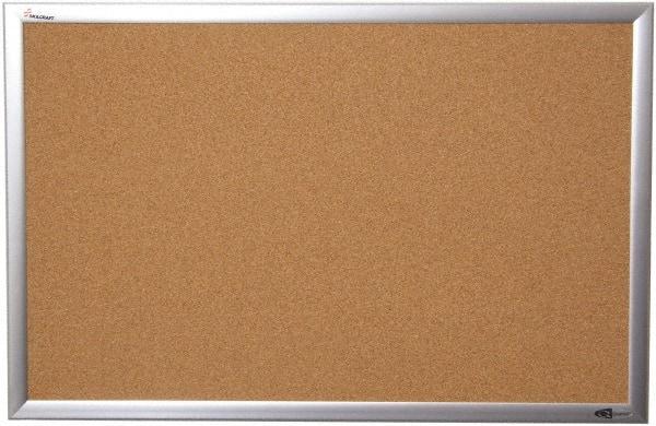 Ability One - 22" Wide x 2" High Self-Heal Cork Bulletin Board - Natural (Color) - Exact Tool & Supply