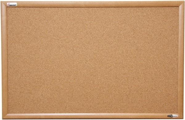 Ability One - 37" Wide x 2" High Self-Heal Cork Bulletin Board - Natural (Color) - Exact Tool & Supply
