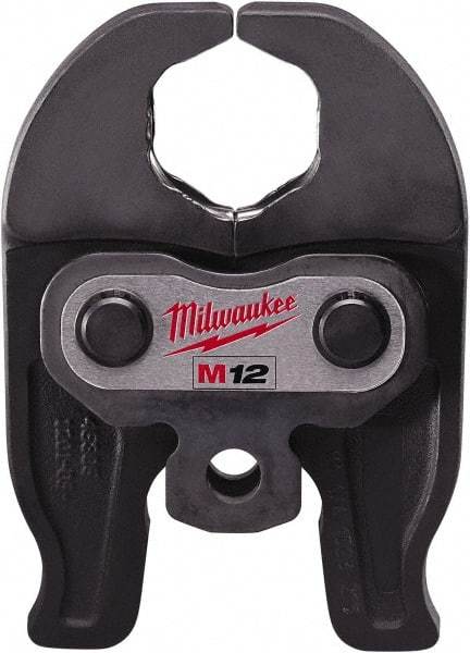 Milwaukee Tool - 1-1/4 Inch Jaw Range, Presser Replacement Jaw - For Use with M12 FORCE LOGIC Press Tool - Exact Tool & Supply