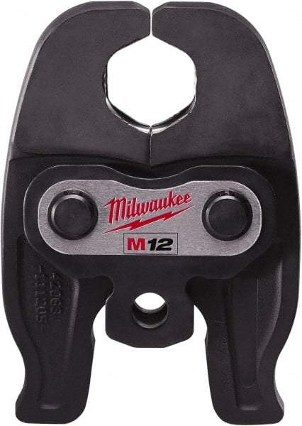 Milwaukee Tool - 1 to 1-1/4 Inch Jaw Range, Presser Replacement Jaw - For Use with M12 FORCE LOGIC Press Tool - Exact Tool & Supply