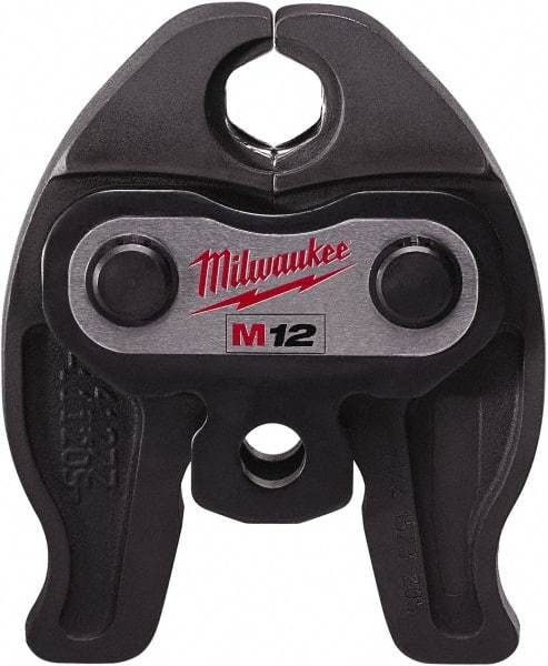 Milwaukee Tool - 1/2 to 1-1/4 Inch Jaw Range, Presser Replacement Jaw - For Use with M12 FORCE LOGIC Press Tool - Exact Tool & Supply