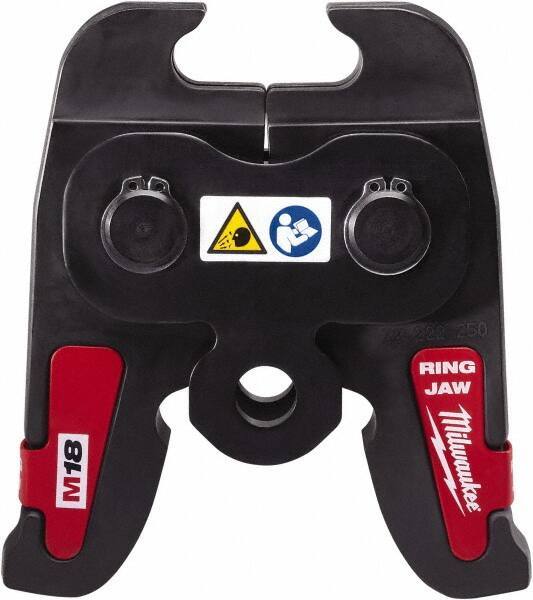 Milwaukee Tool - 2-1/2 to 4 Inch Jaw Range, Presser Replacement Jaw - For Use with M18 FORCE LOGIC Press Tool - Exact Tool & Supply