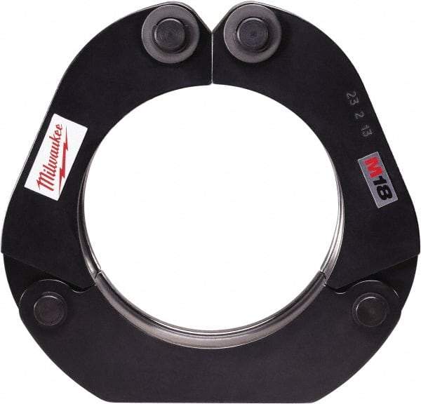 Milwaukee Tool - 4 Inch Pipe Capacity, 2-1/2 to 4 Inch Jaw Range, Presser Replacement Jaw - For Use with M18 FORCE LOGIC Press Tool - Exact Tool & Supply