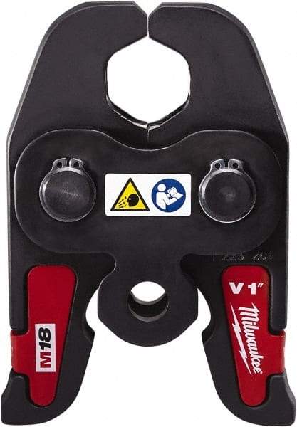 Milwaukee Tool - 1 to 2 Inch Jaw Range, Presser Replacement Jaw - For Use with M18 FORCE LOGIC Press Tool - Exact Tool & Supply