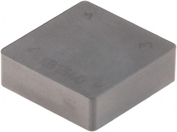 Kennametal - CNM432 Grade KB1340 PCBN Turning Insert - Uncoated, 80° Diamond, 1/2" Inscr Circle, 3/16" Thick, 1/32" Corner Radius - Exact Tool & Supply