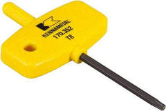 Kennametal - T8 Torx Drive, Driver for Indexable Modular Drills - KSEM Plus Series - Exact Tool & Supply