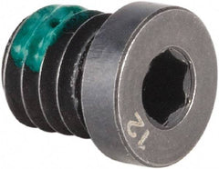 Kennametal - Coolant Lock Screw for Indexable End Mills - M4x0.7 Thread, For Use with Rotary Coolant Adapters - Exact Tool & Supply