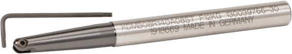 Kennametal - 16mm Cut Diam, 8mm Max Depth of Cut, 16mm Shank Diam, 175mm OAL, Indexable Ball Nose End Mill - 67mm Head Length, Straight Shank, KDMB Toolholder, KDMB 16.. Insert - Exact Tool & Supply