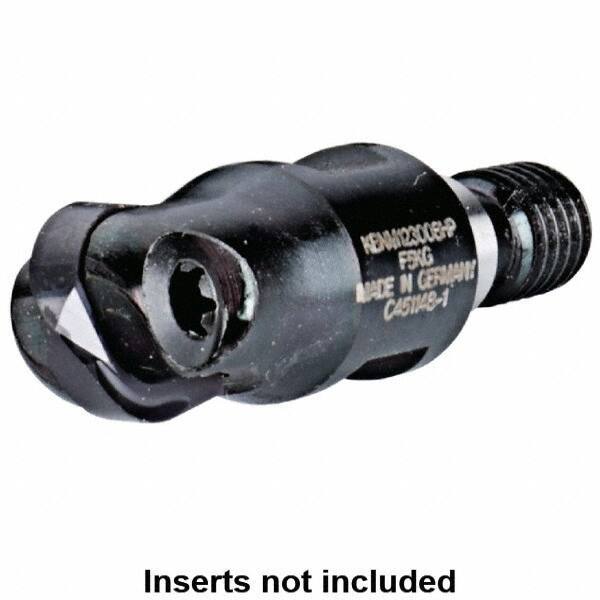 Kennametal - 25mm Cut Diam, 12.5mm Max Depth of Cut, 40mm OAL, Indexable Ball Nose End Mill - 40mm Head Length, M12 Modular Connection, KDMB Toolholder, KDMB 25.. Insert - Exact Tool & Supply