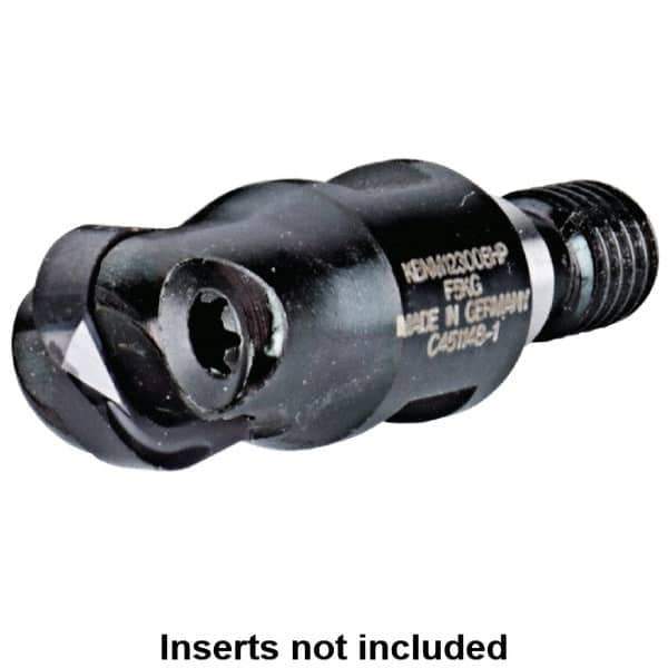 Kennametal - 16mm Cut Diam, 8mm Max Depth of Cut, 35mm OAL, Indexable Ball Nose End Mill - 35mm Head Length, M08 Modular Connection, KDMB Toolholder, KDMB 16.. Insert - Exact Tool & Supply