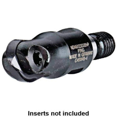 Kennametal - 16mm Cut Diam, 8mm Max Depth of Cut, 35mm OAL, Indexable Ball Nose End Mill - 35mm Head Length, M08 Modular Connection, KDMB Toolholder, KDMB 16.. Insert - Exact Tool & Supply