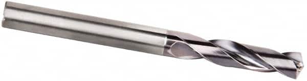 Kennametal - 8mm 135° Spiral Flute Solid Carbide Screw Machine Drill Bit - Exact Tool & Supply