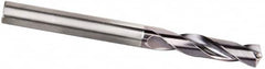 Kennametal - 8mm 135° Spiral Flute Solid Carbide Screw Machine Drill Bit - Exact Tool & Supply