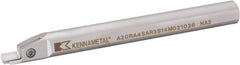 Kennametal - A4SS, Internal, Right Hand, 14mm Max Depth of Cut, 3mm Min Groove Width, Indexable Grooving Tool Holder - A4G0300M3SP04B Insert Compatibility, 20mm Shank Width, 201.45mm OAL, Through Coolant - Exact Tool & Supply