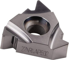 Kennametal - 27NR Internal Right Hand 4 API Rotary Shoulder Connections Laydown Threading Insert - Grade KC5025, AlTiN Coated Carbide, 15.88mm Inscribed Circle - Exact Tool & Supply