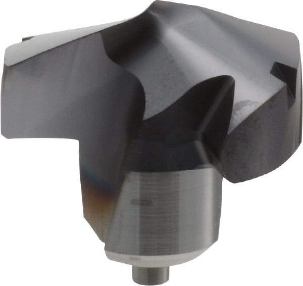 Kennametal - Series KenTIP, 25.4mm Diam Grade KCP15 140° Replaceable Drill Tip - Carbide, AlTiN Finish, ZD Seat Size - Exact Tool & Supply