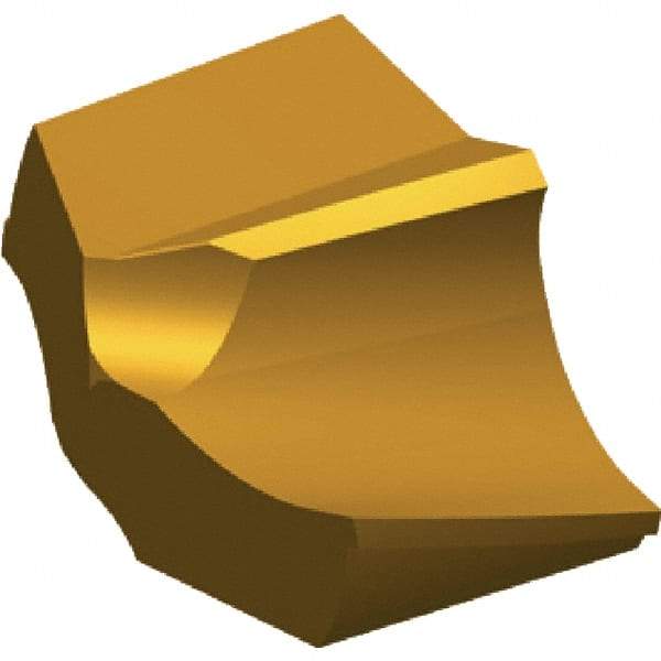 Kennametal - Series KSEM, 37mm Diam Grade KC7135 150° Replaceable Drill Tip - Carbide, TiN Finish, 10 Seat Size - Exact Tool & Supply