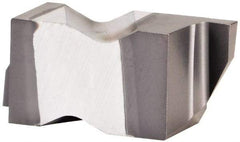 Kennametal - 3047NG Grade KCU10, 1.19mm Cutting Width Carbide Grooving Insert - 1.91mm Max Depth of Cut, Right Hand, 0.19mm Corner Radius, AlTiN Finish - Exact Tool & Supply