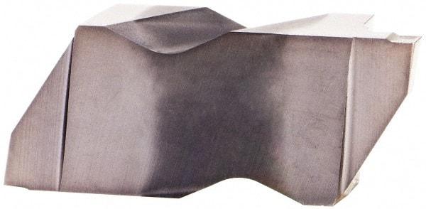 Kennametal - 3062NG K Grade KCU25, 1.58mm Cutting Width Carbide Grooving Insert - 2.39mm Max Depth of Cut, Left Hand, 0.19mm Corner Radius, AlTiN Finish - Exact Tool & Supply