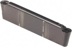 Kennametal - 0205G GMN Grade KCP10, 2.05mm Cutting Width Carbide Grooving Insert - 1.75mm Max Depth of Cut, Neutral, 1.07mm Corner Radius, TiCN/Al2O3 Finish - Exact Tool & Supply