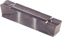 Kennametal - 020A4 GMN Grade KCU25, 0.0807" Cutting Width Carbide Grooving Insert - 0.069" Max Depth of Cut, Neutral, 0.042" Corner Radius, AlTiN Finish - Exact Tool & Supply