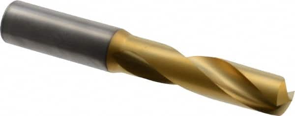 Kennametal - 41/64" 140° Spiral Flute Solid Carbide Screw Machine Drill Bit - Exact Tool & Supply