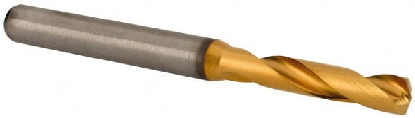 Kennametal - 5mm 140° Spiral Flute Solid Carbide Screw Machine Drill Bit - Exact Tool & Supply