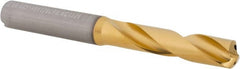 Kennametal - 23/64" 140° Spiral Flute Solid Carbide Screw Machine Drill Bit - Exact Tool & Supply