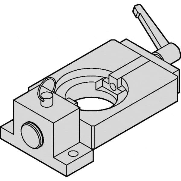 Kennametal - 1 Position, 30/35/40/45/50 Compatible Tool Holder Tightening Fixture - Exact Tool & Supply