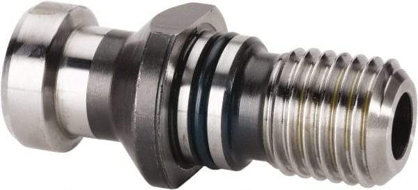 Kennametal - A Style, DV50 Taper, M24x3 Thread, 75° Angle Radius, Standard Retention Knob - 2.9134" OAL, 1.1012" Knob Diam, 1.3386" from Knob to Flange, 0.9831" Pilot Diam, 0.4547" Coolant Hole, Through Coolant - Exact Tool & Supply