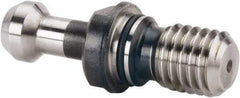 Kennametal - BT30 Taper, M12x1.75 Thread, 45° Angle Radius, Standard Retention Knob - 1.6929" OAL, 0.4311" Knob Diam, 0.9035" from Knob to Flange, 0.4918" Pilot Diam - Exact Tool & Supply