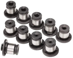 Kennametal - 5/16 to 7/8 Inch Tap, Tapping Adapter Set - 5/16, 3/8, 7/16, 1/2, 9/16, 5/8, 11/16, 3/4, 13/16, 7/8 Inch Tap, Quick Change, Through Coolant - Exact Tool & Supply