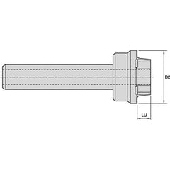 Kennametal - Spindle Taper Wiper - HSK100 Taper - Exact Tool & Supply