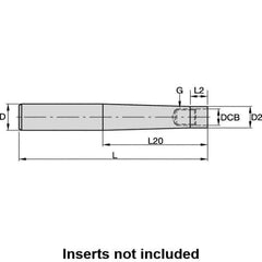 Kennametal - Modular End Mill Reductions & Extensions Type: End Mill Extension Shank Type: Screw-On Connection - Exact Tool & Supply
