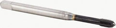 Kennametal - M3x0.50 Metric Coarse 6HX Modified Bottoming Thread Forming Tap - Powdered Metal High Speed Steel, Diamond-Like Carbon (DLC) Finish, 56mm OAL, 6mm Thread Length, Right Hand Thread, Series T622 - Exact Tool & Supply