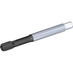 Kennametal - M16x1.50 Metric Fine 6HX Modified Bottoming Thread Forming Tap - Vanadium High Speed Steel, Diamond-Like Carbon (DLC) Finish, 100mm OAL, 15mm Thread Length, Right Hand Thread, Series T623 - Exact Tool & Supply