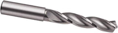 Guhring - 18.5mm 130° Solid Carbide Jobber Drill - Bright Finish, Right Hand Cut, Spiral Flute, 153mm OAL, Special Type Point - Exact Tool & Supply