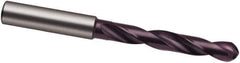 Guhring - 10.9mm Solid Carbide Jobber Drill - FIREX Finish, Right Hand Cut, Spiral Flute, 118mm OAL, Special Type Point - Exact Tool & Supply