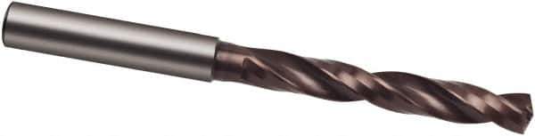Guhring - 15/64" 140° Solid Carbide Jobber Drill - nano-SI Finish, Right Hand Cut, Spiral Flute, 82mm OAL, HF Point - Exact Tool & Supply