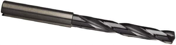 Guhring - 3.4mm 140° Solid Carbide Jobber Drill - nano-A Finish, Right Hand Cut, Spiral Flute, 66mm OAL, VA Point - Exact Tool & Supply