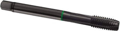 Guhring - 1-12 UNF, 4 Flute, Oxide Finish, Cobalt Spiral Point Tap - Plug Chamfer, Right Hand Thread, 140mm OAL, 2B Class of Fit, Series 2885 - Exact Tool & Supply