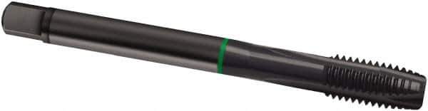 Guhring - M12x1.00 Metric Fine, 4 Flute, Oxide Finish, Cobalt Spiral Point Tap - Plug Chamfer, Right Hand Thread, 100mm OAL, 6H Class of Fit, Series 2879 - Exact Tool & Supply
