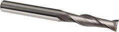 Guhring - 14mm, 45mm LOC, 14mm Shank Diam, 150mm OAL, 2 Flute, Solid Carbide Square End Mill - Single End, Uncoated, Spiral Flute, 30° Helix, Right Hand Cut, Right Hand Flute, Series 3011 - Exact Tool & Supply