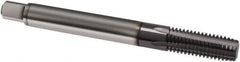 Guhring - M12x1.75 Metric, 5 Flute, TiCN Finish, Solid Carbide Spiral Point Tap - Plug Chamfer, Right Hand Thread, 110mm OAL, 6H Class of Fit, Series 2944 - Exact Tool & Supply