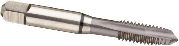 Guhring - 1/4-28 UNF, 3 Flute, MolyGlide Finish, Cobalt Spiral Point Tap - Plug Chamfer, Right Hand Thread, 2-1/2" OAL, 2B Class of Fit, Series 3968 - Exact Tool & Supply